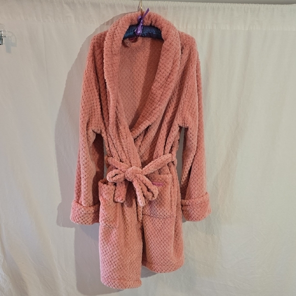 Simply Southern Pink Textured Robe - Picture 1 of 7